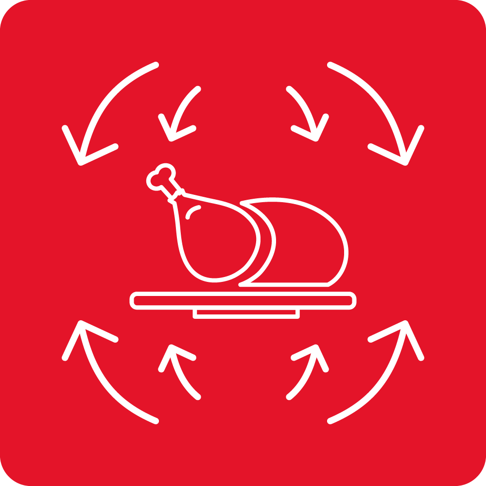 Ομοιόμορφο ψήσιμο σε πολλά επίπεδα φούρνου